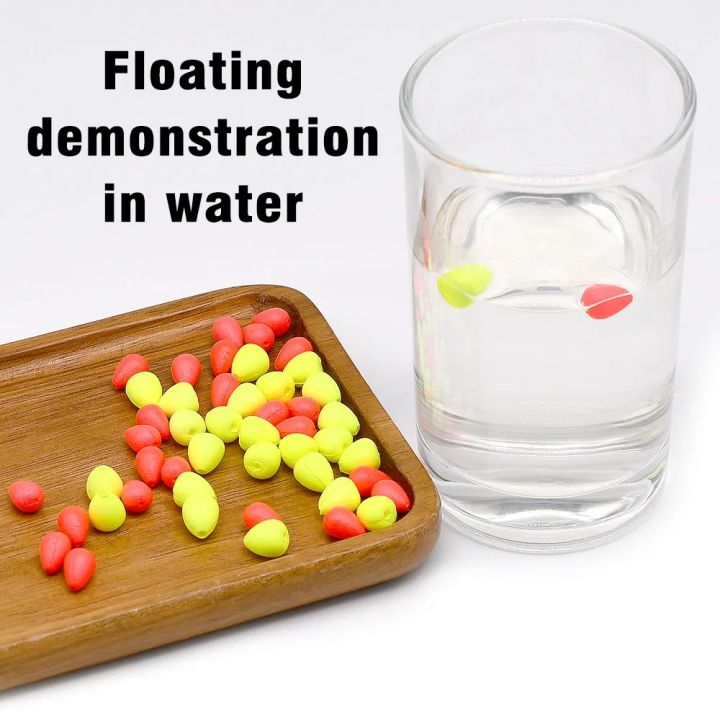 Topranc%2050Pcs%20Floating%20Beads%20Eye-catching%20Beans%20Floating%20Beads%20Collision%20Ultra-light%20Foam%20EVA%20Fishing%20Accessories%20-%20Image%203