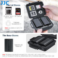 JJC Camera Battery Memory Card Case Battery Holder Box For  LP-E6 Fuji NP-W235 Olympus BLX-1  NP-FZ100  EN-EL15. 
