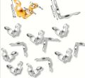 60pcs Heavy-Duty Alloy Lobster Clasps with Jump Rings - Secure Fastening, for Bracelets, Necklaces, Keychains, Earrings - Jewelry Making Supplies for Beginners & Professionals (Durable Connector Clasps), Lobster Clasp Charms, Earring Components, Crimp Con. 