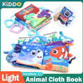 0-36M Baby 3D Cloth Book Early Learning Toy Tail Puzzle Parent-child Interactive Soft Cloth Infants Activity Toys for Babies. 