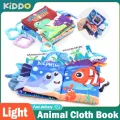 0-36M Baby 3D Cloth Book Early Learning Toy Tail Puzzle Parent-child Interactive Soft Cloth Infants Activity Toys for Babies. 