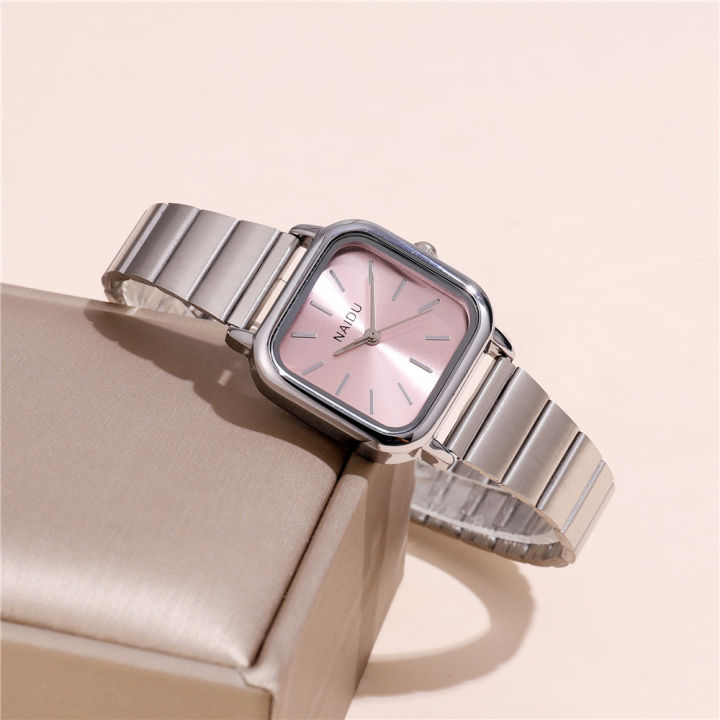 high quality women steel band quartz dress watch | Daraz.pk