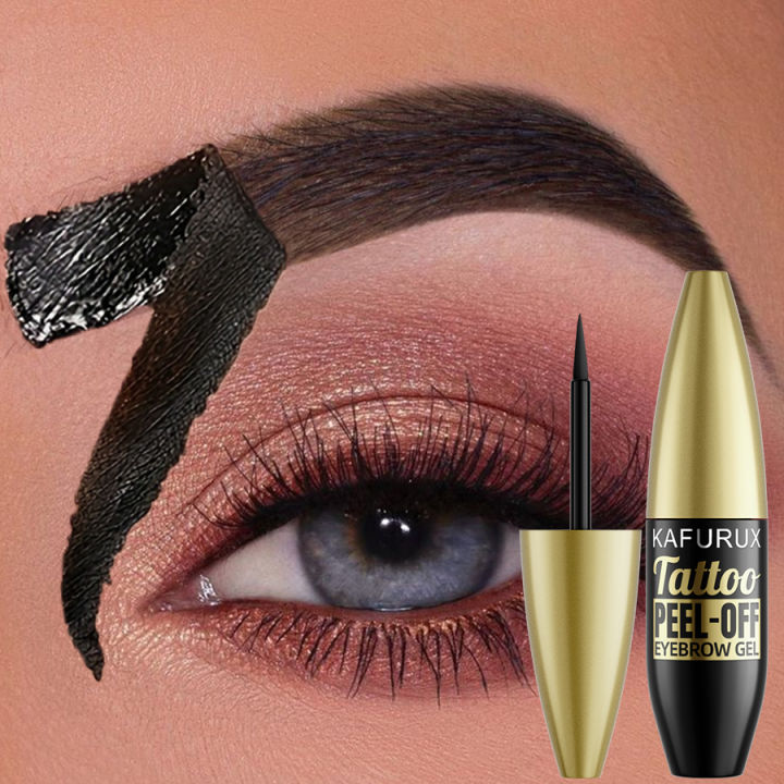 1PC Peel Off Eyebrow Gel Tint,Semi Permanent Brow Tint, Waterproof Transfer-proof For Fuller Defined Looking Brows Makeup