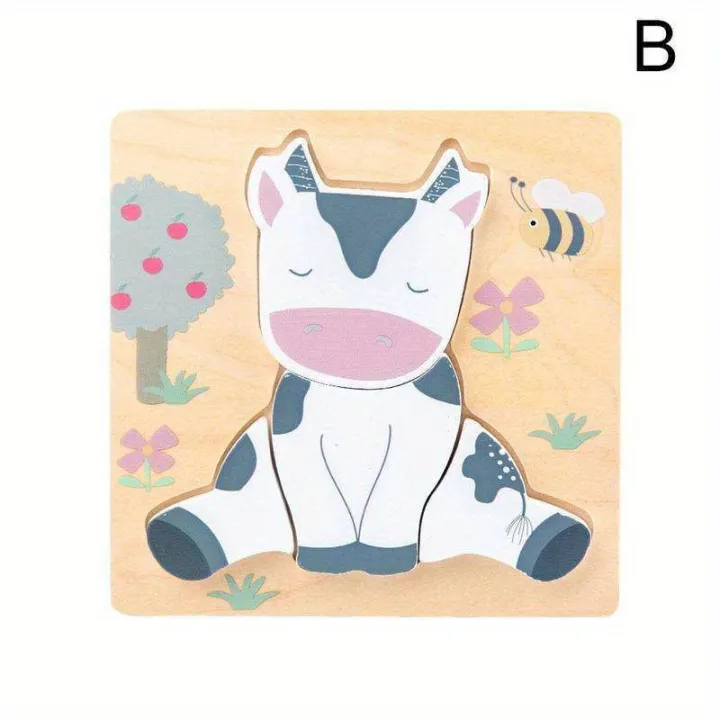 3D%20Wooden%20Cartoon%20Animals%20Cognitive%20Puzzles%20For%20Kids%20Children's%20Wooden%20Puzzles%20Toys%20Colors%20Shapes%20Baby%20Educational%20Toys%20Game%20-%20Image%207