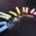 Colored Chalk, White Chalk, Chalk with Little Dust, 100 Sticks Per Box, Chalk for Writing on the Board, 100 Sticks of Chalk, Writes Smoothly, Erases Easily, Good Quality, Ready to Ship.. 