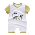 Baby rompers kids first child cartoon printed baby bodysuit. E04. 