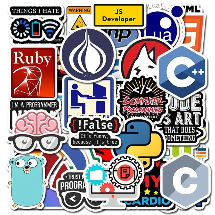 10/30/50pcs%20Programming%20Stickers%20Geek%20Python%20Java%20Internet%20php%20Docker%20Html%20Bitcoin%20Vinyl%20Decals%20Laptop%20Phone%20Sticker%20for%20Kid%20Toy%20-%20Image%202