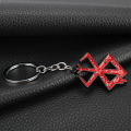 Anime Berserker Symbol Pendants Necklacefor Men Women Keychain Collection Halloween Jewelry Cosplay Accessories for Fans.