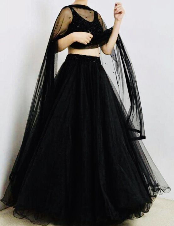 Black Lehenga Blouse