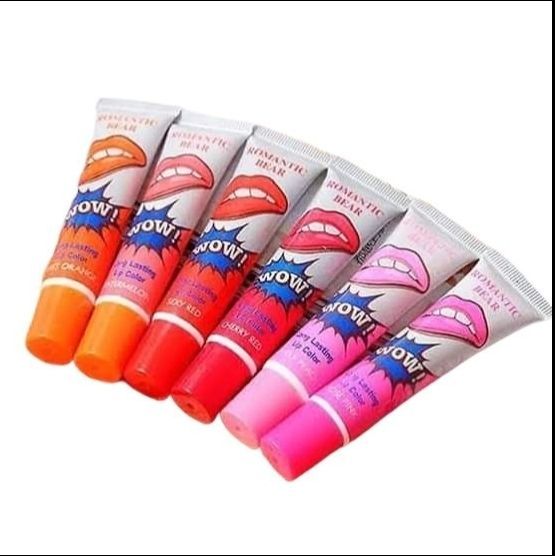 Peel Off Wow Lipstick Lip gloss Lip tint Tattoo Wow Lip mask Long Lasting Water Proof