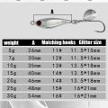 4pcs 5g-30g Silver Metal Fishing Lure Metal Jigging Lure Sea Bass Mackerel Snapper Cast Fishing Bait Sea Fishing Tackle.