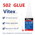 LOOLIFL 20g Wood Rubber Metal Glass Super Liquid Universal Shoe Repair Glue Stationery Store 502 Instant Strong Bond Leather. 