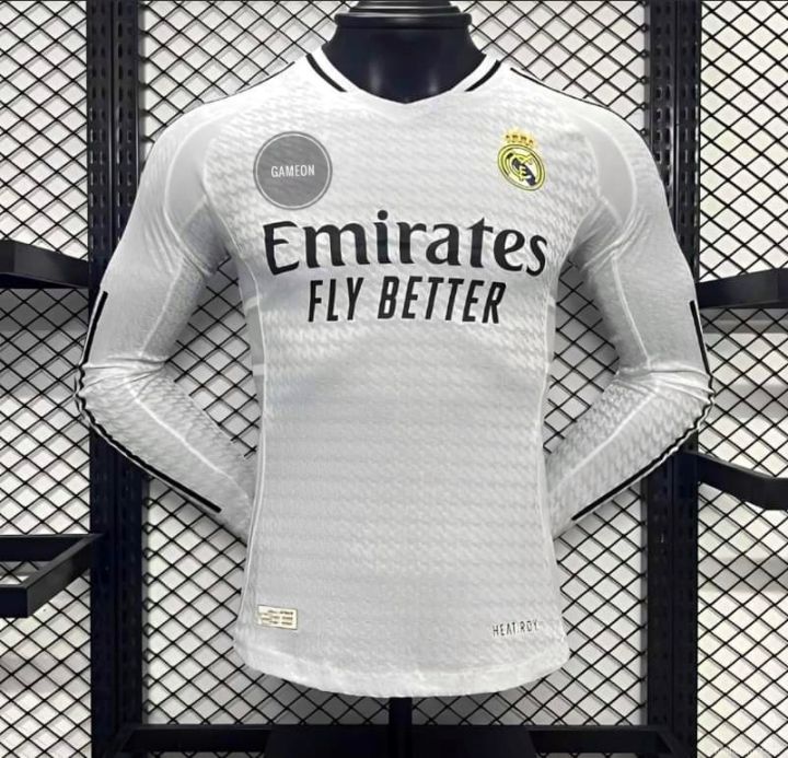 Real Madrid new home kit ফুটবল জার্সি full sleeves 24/25