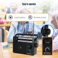 Retekess TR633 Radio FM Portable Radios AM FM Rechargeable Battery Operated Radio Search Indicator Light Large Scale Senior Home. 
