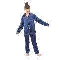 2 4 6 8 10 12 14 Years Children's Loungewear Teenage Satin Sleepwear Spring Autumn Boy Girl Pyjamas Kids Long Sleeved Pajama Set. 