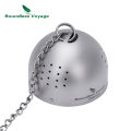 Boundless Voyage Titanium Tea Strainer Infusers Tea Ball with Extended Chain & Hook for Loose Tea, Herbs Ti/3207A. 