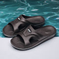 New slippers men's summer 2025 new trend home indoor bathroom bathing leisure wear-resistant outdoor beach shoes light 40-45.