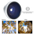 37mm 0.25X Fisheye Additional Silver Strong Applicability Fisheye Lens Camera Silver for Photographer Gift Camera Accessories. 