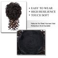 Benehair Messy Curly Hair Bun Scrunchies Extensions Synthetic Drawstring Ponytail 90g Wave Large Bun Updo Hair Pieces For Women. 