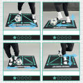 Durable non-slip football training mat Foldable carpet dribbling football training mat children's football indoor equipment.