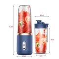 Electric Juicer Cup For Travel Portable Juicer Mixer 6 Blades Usb Fresh Fruit Juice Personal Blender Portable Blender Smoothie. 
