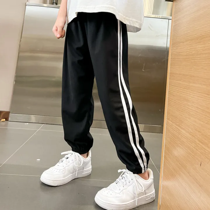 1/3%20Pieces%20Children's%20summer%20solid%20color%20basic%20sports%20pants%20boys%20casual%20Joker%20elastic%20waist%20girl%20sweet%20and%20lovely%20mosquito%20pants%20-%20Image%204