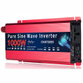 Inverter 12v/24v To 110v/220v Pure Sine Wave Inverter 12v 220v 1000W 1600W DC To AC Portable Auto Converter Car Solor Inverter. 