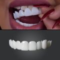 Instant Smile Snap On Teeth Veneers | Comfortable & Flexible Fit Cosmetic Denture Fix for Upper & Lower False Teeth. 