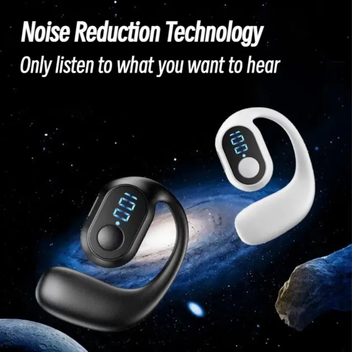 OWS%20KY2%20PRO%20Single-ear%20Earbuds%20Bluetooth%20Wireless%20Earphone%20Open%20Wearable%20on%20Ear%20Business%20Sport%20LED%20Display%20Headset%20with%20Mic%20-%20Image%204