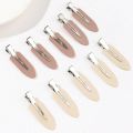 10pcs/set No Bend Seamless Hair Clips Side Bangs Barrette Makeup Washing Face Accessories Women Girls Styling Hairpins.