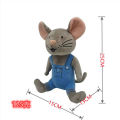 25cm If You Give A Mouse A Cookie Plush Doll Anime Cartoon Pink Pig Mouse Children's Picture Book Toys. 