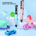 New 3D Printing Pen Children DIY Painting Toys Upgraded LCD Screen Creative Handmade Toys Niche Holiday  PLA Filagment. 