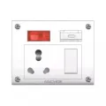 Anchor Penta 5-in-1 Powersocket Porcelain Base 20A Switch 6/16A Socket Powersocket Combo With Surface Box. 
