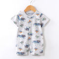 Cotton Romper Summer Kids Baby Cartoon Clothes Toddler Short Sleeved Climb Clothes Jumpsuit Infant Costume Newborn Bodysuits New. 