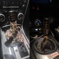 1pc 5.12-inch Aluminum Alloy JDM-style Shift Knob - Suitable for Both Manual and Automatic Transmission Cars. Featuring an Ergon. 