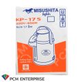 Misushita กระติกน้ำร้อนไฟฟ้า รุ่น KP-17S ขนาด 1.7 ลิตร มีเบอร์ 5 คุณภาพส่งออก. 