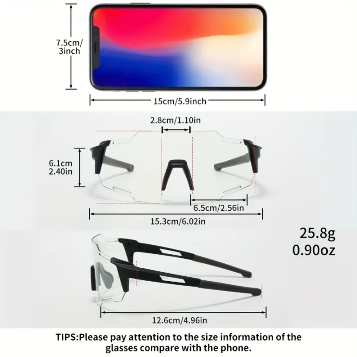 1pcs%20Unisex%20New%20Oversized%20Rimless%20Glasses%20Photochromic%20Lenses,%20Lightweight%20&%20Durable%20Eye%20Protection%20-%20Image%206