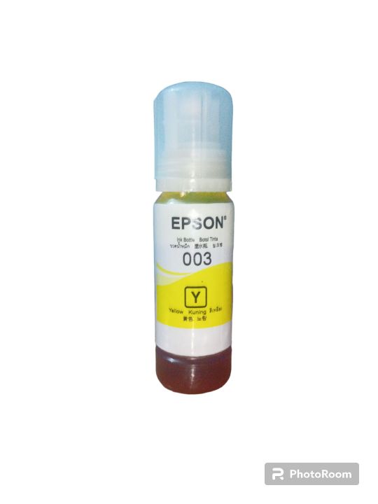 Epson 003 ink (Yellow) made in Philippines For L3110 L3210 L3150 L3250 ...