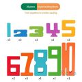 Montessori Math Toys Wooden Number Stacking Building Blocks Digital Balance Toy Preschool Learning Number Blocks For Kids . 