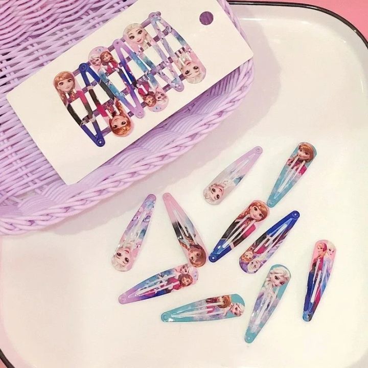 Random%205/10pcs%20Frozen%20Elsa%20Hair%20Clip%20Children's%20Cute%20Disney%20Hair%20Accessories%20Digital%20Printed%20Hair%20Clip%20Minimalist%20Birthday%20%20-%20Image%202