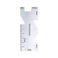 Precision Seam Measuring Gauge Metal Quilting Tailor Ruler Template Sewing Ruler For DIY Patchwork Quilting Craft Accessories. 