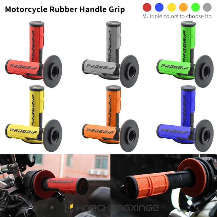 7/8 "22 24mm Motorcycle Grips Handle Bar For KTM YAMAHA Universal Pit Bike Motocross Motorbike Rubber GEL Domino Grip 6 Colors