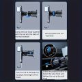 Lcars Car Mobile Phone Holder, Universal Gravity-Sensing Navigation Mount for Car Air Vents. 