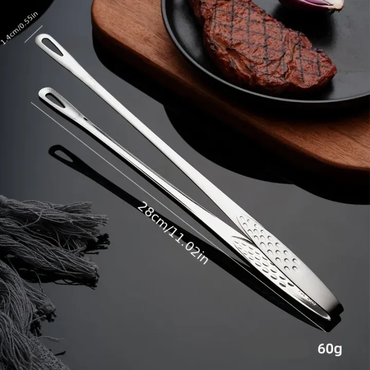 304%20Stainless%20Steel%20Food%20Clip,%20Extended%20Barbecue%20Tongs%20for%20Household%20&%20Grill%20Use%20-%20Image%202