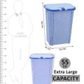 jumbo size New Laundry Basket Plastic Mesh Dustbin for Kitchen Decent Design For Washing Clothes. 