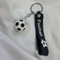 Football Keychain – Silicone Football Keyring Gift for Boys, Sports Fans, Party Favors & Rewards. 