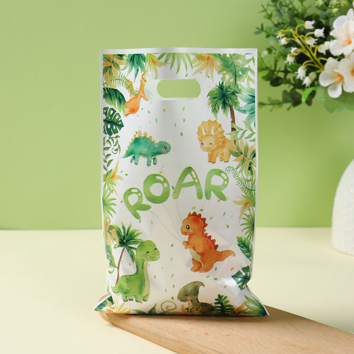 20PCS%20Cartoon%20Dinosaur%20Candy%20%20Tote%20Bags%20-%20Adorable%20Party%20Favors%20for%20Kids%20Birthday,%20Dinosaur-Themed%20Party%20&%20%20Packaging%20-%20Image%202