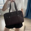 Japanese two-dimensional student JK uniform bag girl PU schoolbag COS wear-resistant waterproof one-shoulder Messenger handbag. 