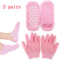 Silicone Moisturizing Mask Socks Reusable Exfoliating Anti Crack Protective Gloves Dry Dead Skin Remover Tools Hand Foot Care freshfeet. 