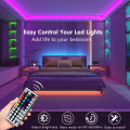 Led Lights for Room RGB 5050 Led Strip with Remote Control Color Changing RGB Tape Lights for Home Party Decoration TV Backlight. 